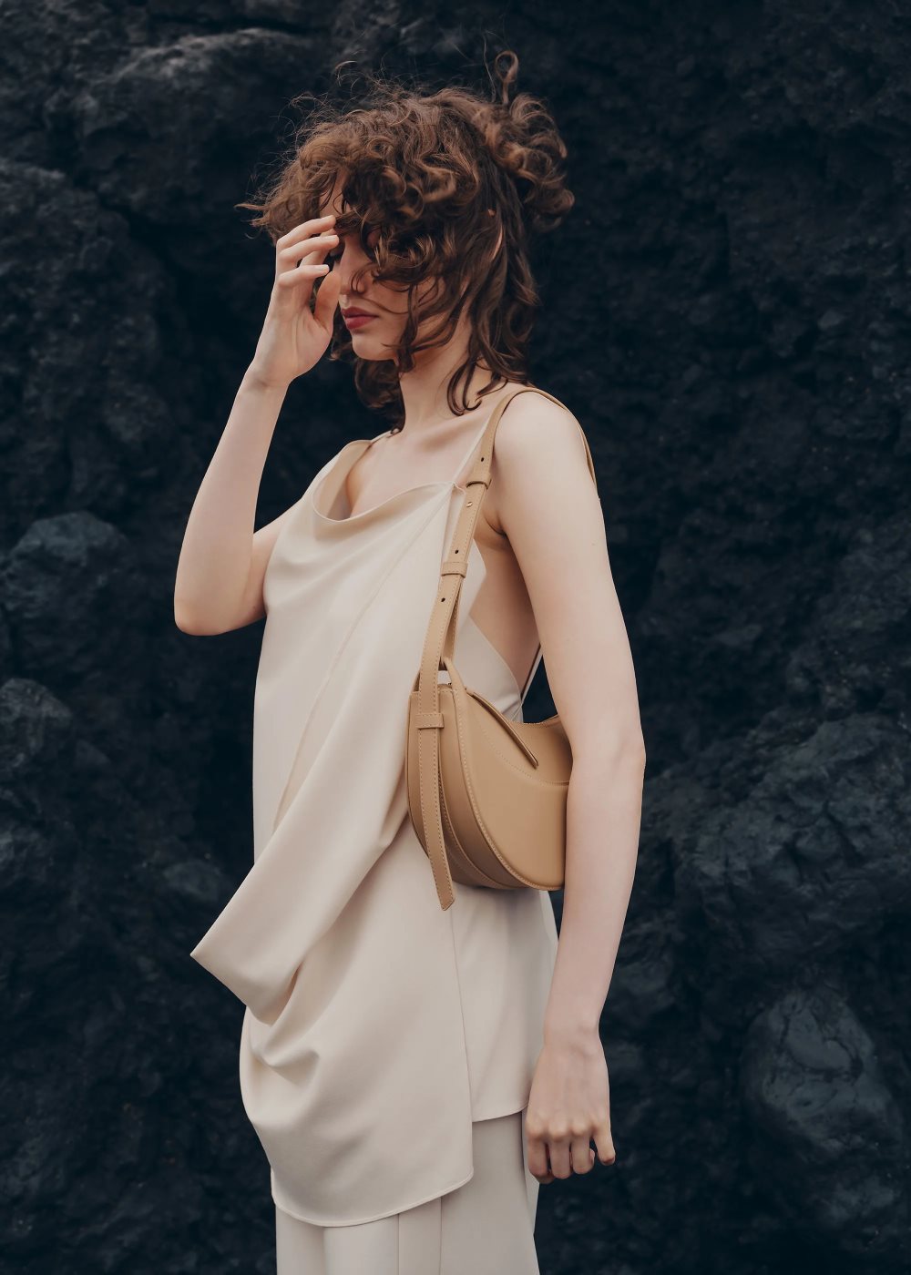 Polene Numéro Dix Crossbody Väska Beige | SVERIGE 7RBVOU